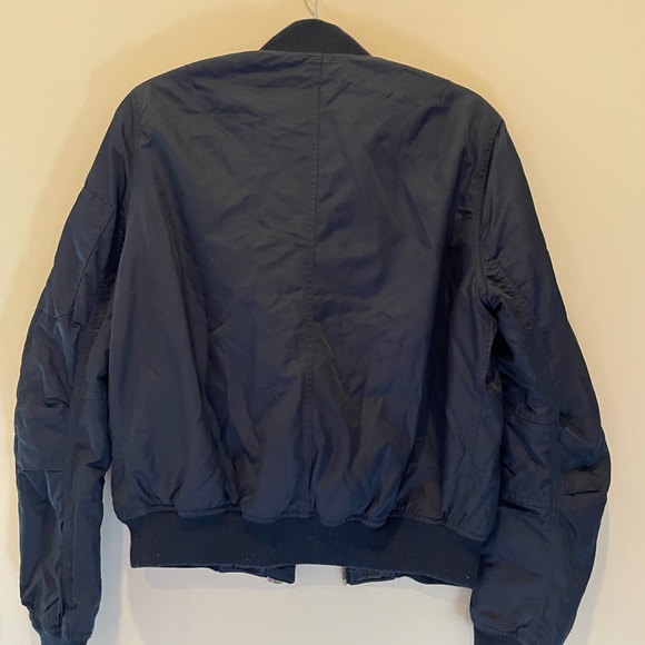 Navy blue bomber jacket - Picture 3 of 4